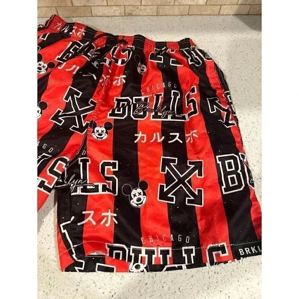 Xl Chicago bulls‎ swim trunks b19